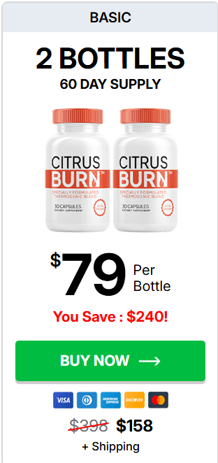 CitrusBurn Capsules - 2 Bottle